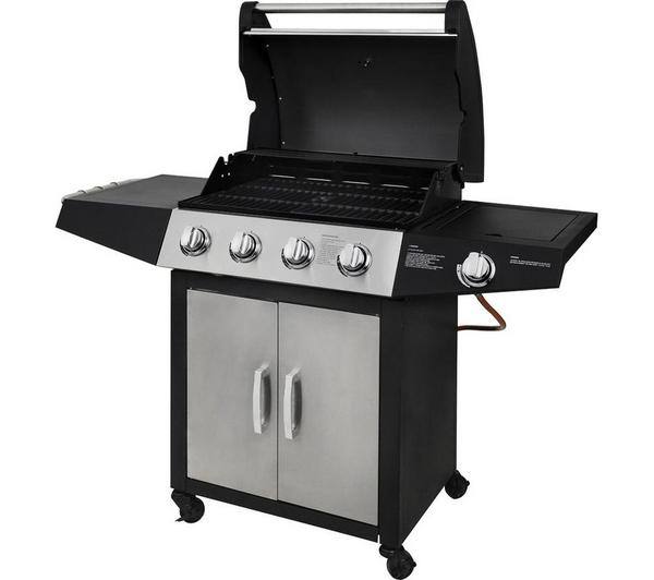 George Forman Gas 4 Burner BBQ - Image 2