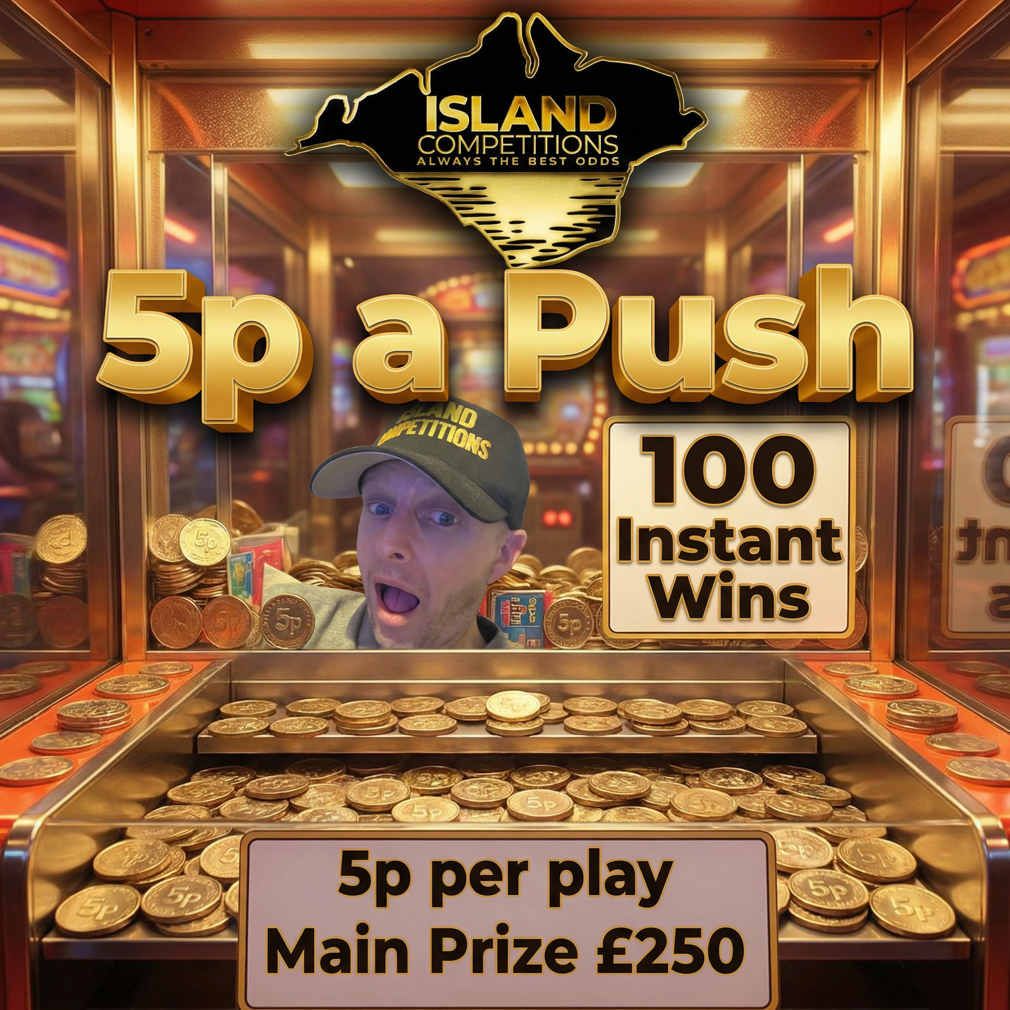 --- 5p A Push 2 --- £250 Main Prize + 100 Instant Wins