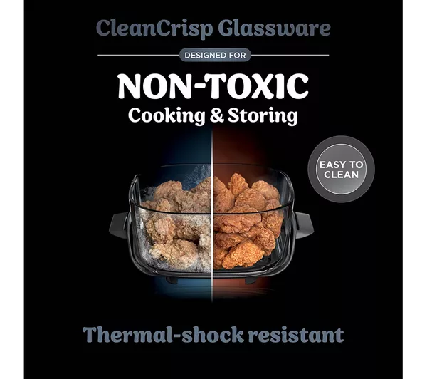 Ninja CRISPi PRO 7-in-1 Glass Air Fryer - Bone Family Set - Image 3