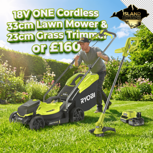 18V ONE+ Cordless 33cm Mower + Grass Trimmer Set or £160
