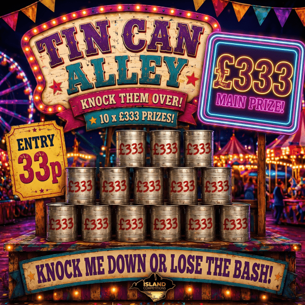 ~~~ Tin Can Alley ~~~ Knock Em Down To Win