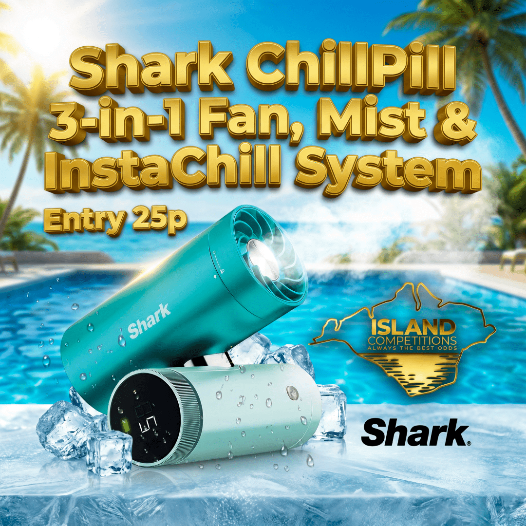 Shark ChillPill 3-in-1 Fan, Mist & InstaChill System – Glacier