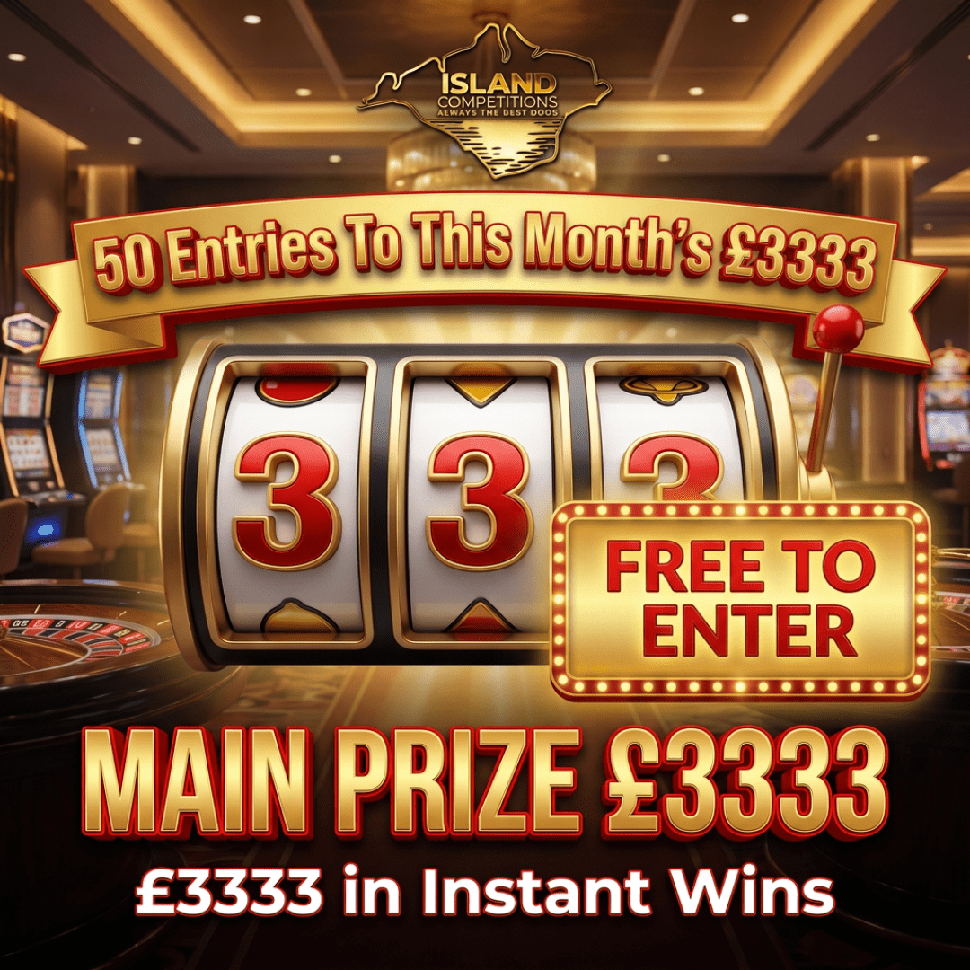 FREE to Enter 50 Entries to this Months £3333